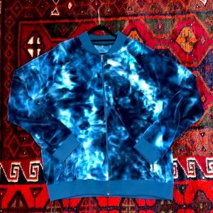 Burton MINE 77 velour indigo jump suit top size XL